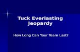Tuck Everlasting Jeopardy