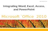 Integrating Word, Excel, Access, and PowerPoint