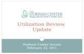 Utilization Review  Update