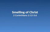 Smelling of Christ 2 Corinthians 2:12-3:6