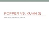 Popper vs.  kuhn  (I)