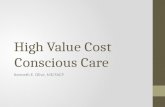 High Value Cost Conscious Care