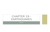 Chapter 19 - Earthquakes
