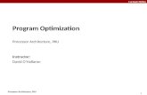 Program Optimization Processor Architecture, PKU