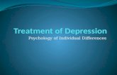 Treatment of Depression