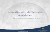 Educational Indebtedness Assistance