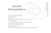 Secular Perturbations