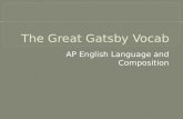 The Great Gatsby  Vocab