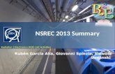 NSREC 2013 Summary