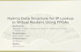 Hybrid  Data Structure for IP Lookup in  Virtual Routers  Using FPGAs