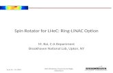 Spin Rotator for  LHeC : Ring-LINAC Option