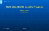 HCC-based LEMC Scenario Progress Rolland Johnson Muons, Inc.