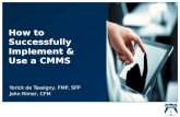 How to Successfully Implement & Use a CMMS