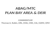 ABAG/MTC PLAN BAY AREA & DEIR