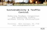 Sustainability & Traffic Control