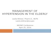 Management of Hypertension in the Elderly