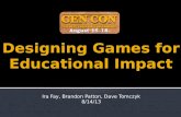 Designing Games for Educational Impact
