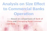 —— Based on comparisons of  Bank of China  and  Chongqing Rural Commercial Bank