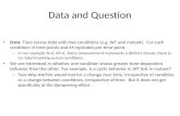 Data  and Question