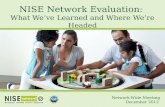 NISE Network Evaluation:  What We’ve Learned and Where We’re Headed