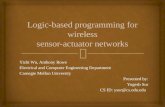 Logic-based programming for wireless sensor-actuator networks
