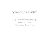 Beamline  diagnostics