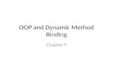 OOP and Dynamic Method Binding