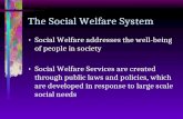 The Social Welfare System