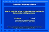 Scientific Computing Seminar