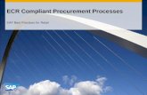 ECR Compliant Procurement Processes