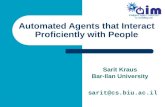 Automated Agents that Interact Proficiently with People