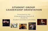 Student  Group  leadership orientation