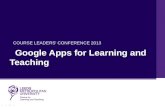 Google Apps for Learning and Teaching