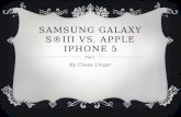 Samsung galaxy S®III vs. Apple  iphone  5
