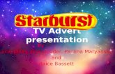 TV Advert presentation