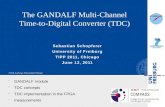 The GANDALF  Multi-Channel Time-to-Digital  Converter (TDC)