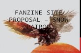 Fanzine site proposal – Snow patrol