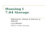 Housing I 7.04 Storage