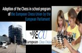 Adoption of the Chess in school program of  the European Chess Union by the European Parliament