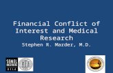 Financial Conflict of Interest and Medical Research