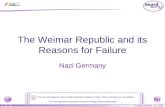 The Weimar Republic and its Reasons for Failure