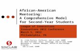 African-American Mentoring: A Comprehensive Model for Second-Year Students