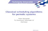 Classical scheduling algorithms for periodic systems