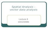 Spatial Analysis – vector data analysis