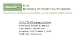 TUFS Tennessee University Faculty Senates