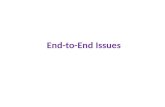 End-to-End Issues