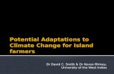 Potential Adaptations to Climate Change for Island farmers