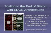 Scaling to the End of Silicon with EDGE Architectures