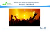 Nuffield Free-Standing Mathematics Activity Music Festival
