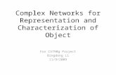 Complex Networks for Representation and Characterization of Object